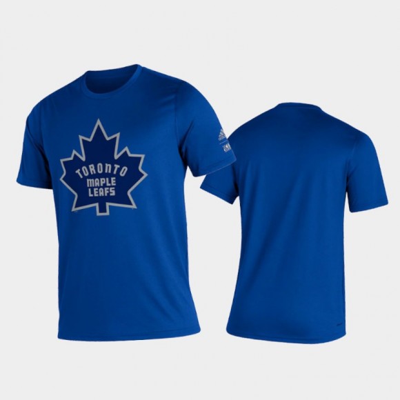 Men's Toronto Maple Leafs 2021 Reverse Retro Creator Blue T-Shirt