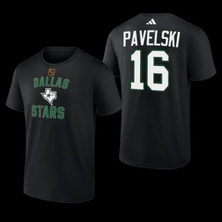Joe Pavelski #16 Dallas Stars Reverse Retro 2.0 Wheelhouse Black Men T-Shirt