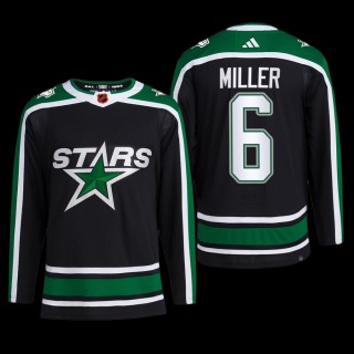 Reverse Retro 2.0 Dallas Stars Colin Miller Jersey Authentic Pro Black #6 Uniform