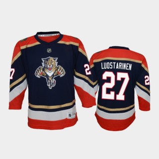 Youth Florida Panthers Eetu Luostarinen #27 Reverse Retro 2020-21 Special Edition Replica Navy Jersey